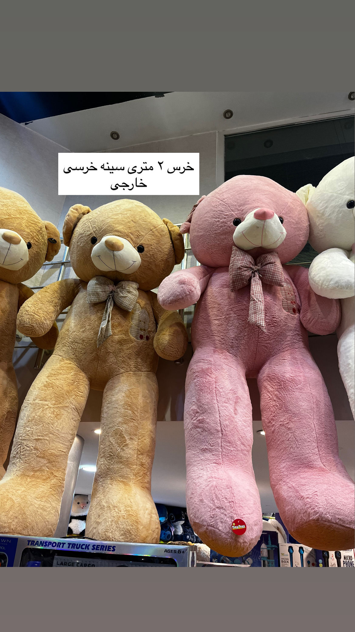 1A3EA8CC-B17F-4148-AC78-EBDB0E8AB492 عروسک خرس سینه خرسی ۲ متری وارداتی - تصویر 1