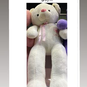 عر‌وسک خرس سینه قلبی ۲ متری وارداتی