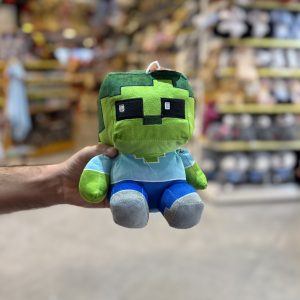 عروسک شخصیت ماینکرافت زامبی 25 سانت