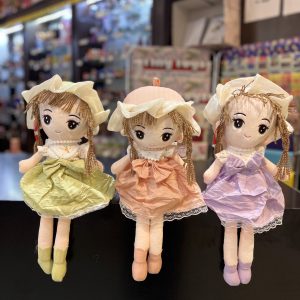عروسک دختر کلاه حصیری ۴۵ سانت