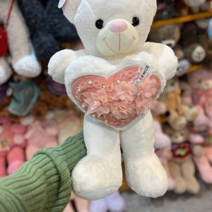 عروسک خرس قلب بدست ۶۰ سانت