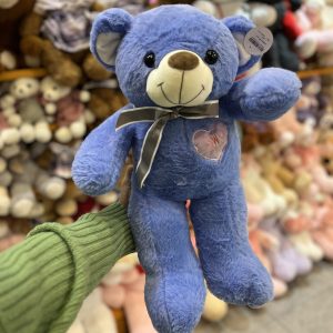 عروسک خرس قلبی پاپیونی ۶۰ سانت