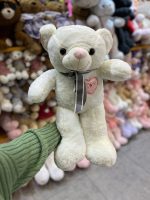 عروسک خرس قلبی پاپیونی ۶۰ سانت - تصویر 2