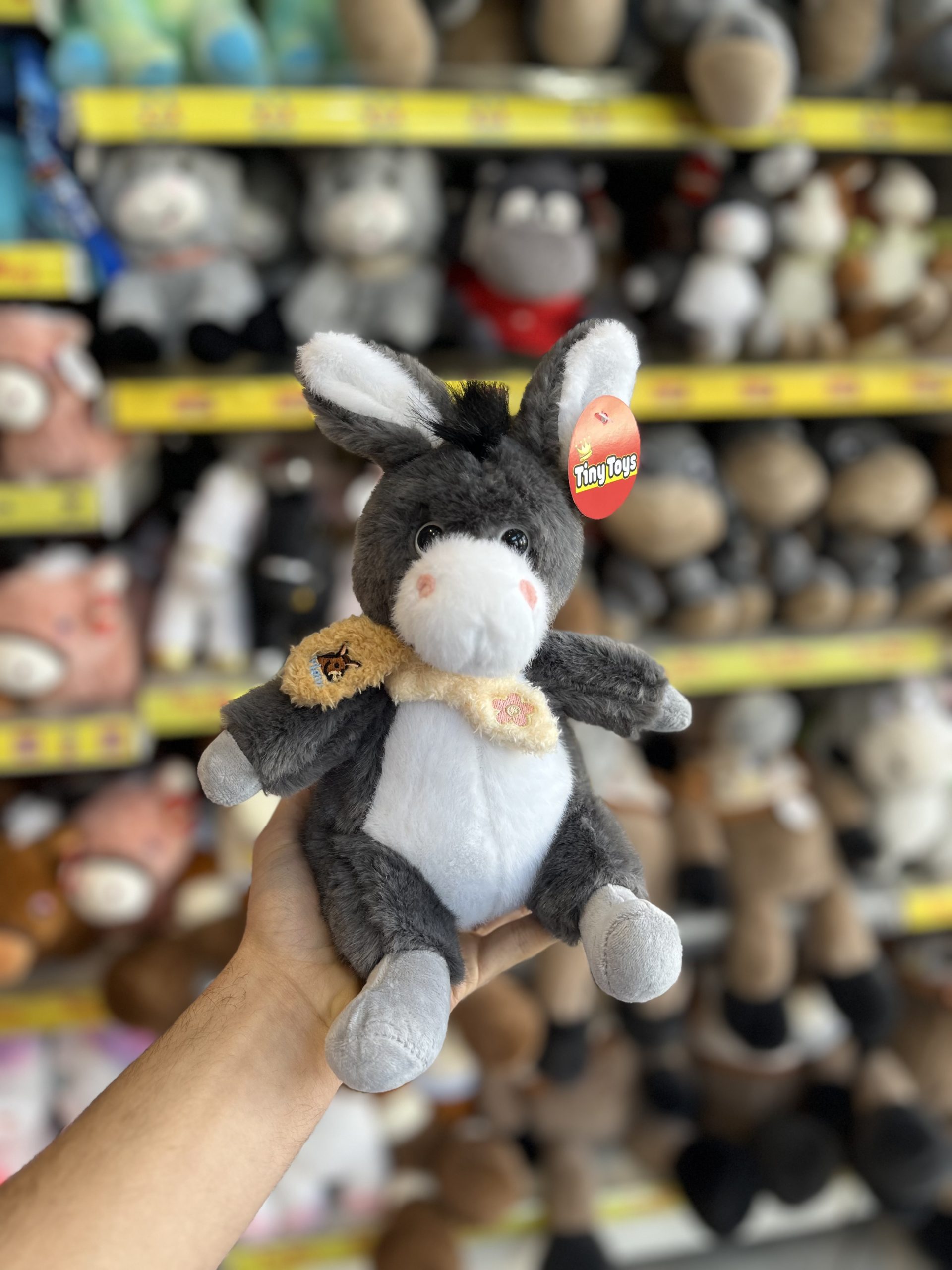 IMG_3417 عروسک الاغ(خر) شالگردنی ۲۵ سانت - تصویر 1