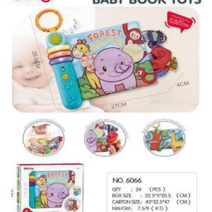 کتاب پارچه ای نوزاد حیوانات موزیکال 6066