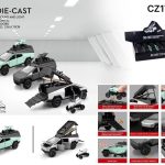 ماشین عقب کش فلزی تسلا 1/24 کمپردار CZA170