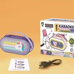 اسپیکر بلوتوثی با 2 میکروفن شارژی k10