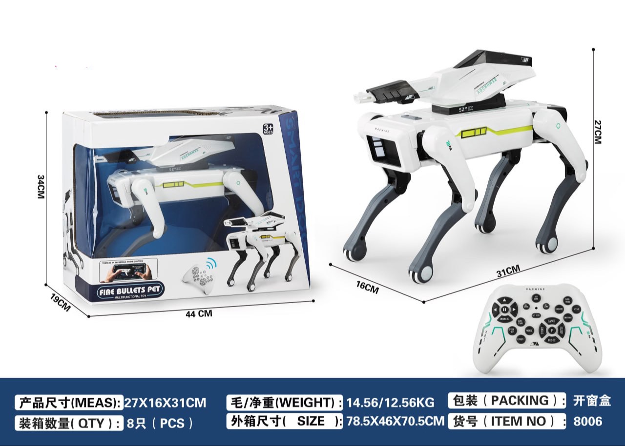 7822b1324a42dc04ed12f7b6ec0b4173 ربات کنترلی سگ شارژی 8006 - تصویر 1