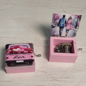 موزیک باکس طرح دوچرخه و گل 00868