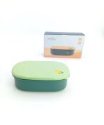 لانچ باکس(ظرف غذا) استیل مهندسی رنگ سبز650میل (ظرف غذا)2502