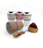 فلاسک(تراول ماگ) طرح پلنگی بند دار SITARAYURI 360میل 2739 - تصویر 2