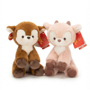 عروسک گوزن نشسته 16 سانت