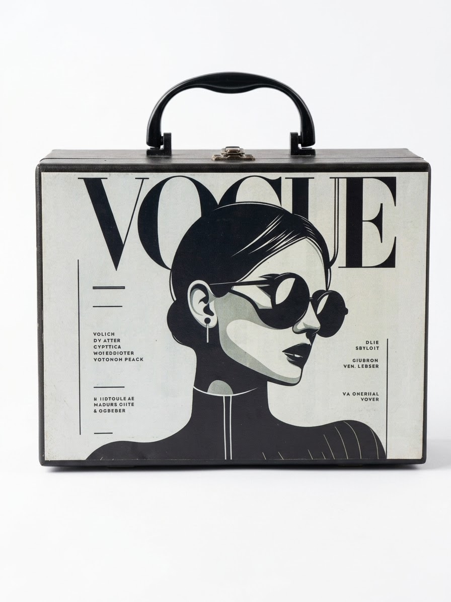 IMG_7557 باکس کادویی چمدانی چوبی طرح (VOGUE) 2 - تصویر 1