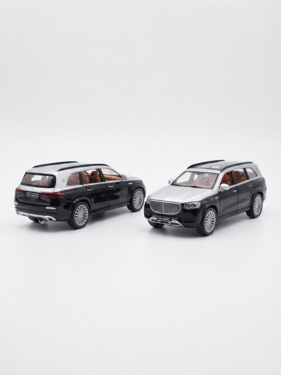 IMG_7903 ماکت فلزی بنز شاسی دودزا مشکی 805 - تصویر 1