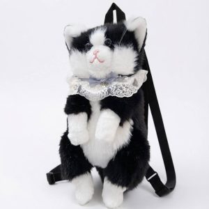 گربه کوله پشتی موزیکال مشکی 6719