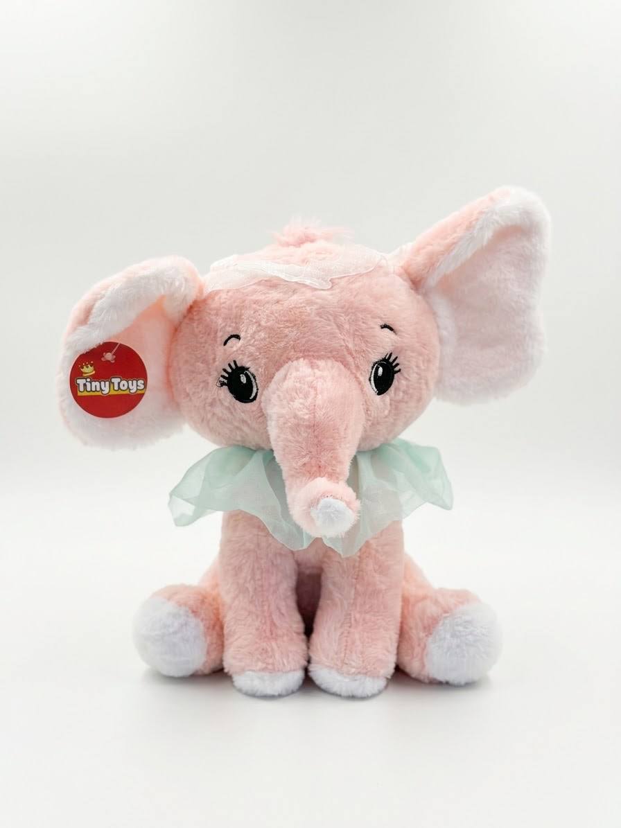 فیل tinytoys عروسک فیل ناز نشسته 30سانت 050812 - تصویر 1