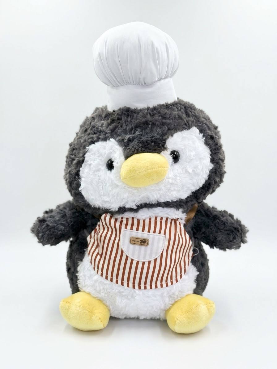 پنگوئن اشپز tiny toys عروسک پنگوئن سرآشپز 45سانت 050833 - تصویر 1